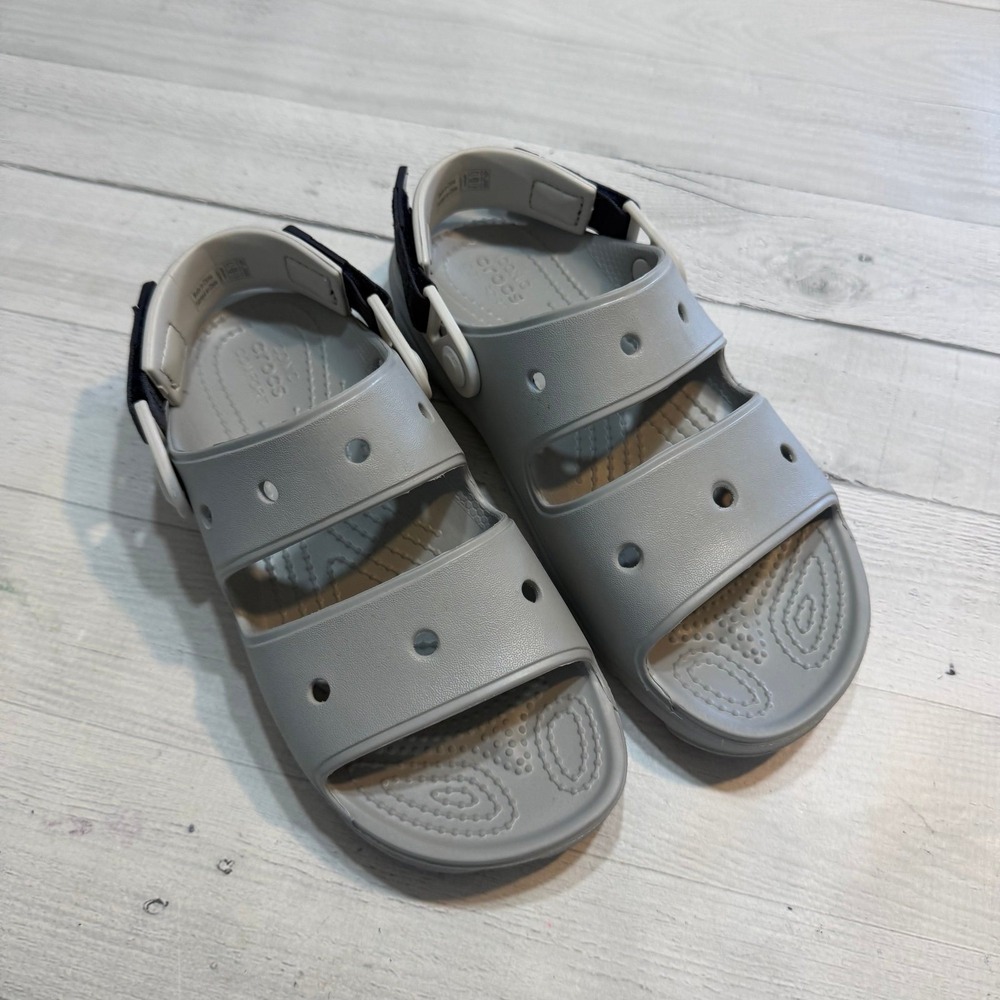 Crocs Classic All Terrain Strap Sandals Light Gray men 4 women's‎ 6